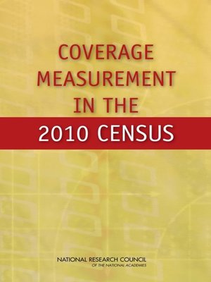 cover image of Coverage Measurement in the 2010 Census
